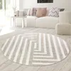 Tappeto a pelo alto moderno e accogliente in beige Anteprima dell’immagine prodotto 1