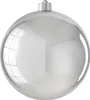 Ornamento rotondo argento lucido 20 cm Anteprima dell’immagine prodotto 1
