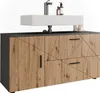 Mobiletto per lavabo Vicco Irma Antracite/Rovere dorato Anteprima dell’immagine prodotto 6
