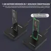 SSD-Adapter NVMe SATA USB-C BS-SD03 Plug & Play Produktbild-Vorschau 5