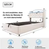 Flieks Hydraulisches Polsterbett 90x200cm mit Ladefunktion Produktbild-Vorschau 7