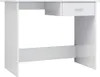 A white desk with a single drawer, shown from the front. Náhľad obrázku produktu