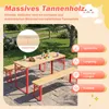 Skládací dětská zahradní souprava COSTWAY, dětská pikniková Náhled obrázku produktu 4