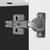 Mobile TV AIORBER in bianco lucido con gambe nere, anta a Anteprima dell’immagine prodotto 6