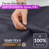 EllaTex Renforcé Bettwäsche 200x200 + 2x 80x80 cm Baumwolle Produktbild-Vorschau 5
