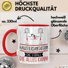 Haustiersanitäterin Geschenk Tasse Becher Die Frau Die Produktbild-Vorschau 3