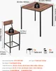 SucceBuy set di tavoli da bar (5 pezzi) con 4 sgabelli da Anteprima dell’immagine prodotto 3