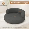 COSTWAY Canapé gonflable, canapé pneumatique rond avec Voir les images du produit 3