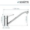 SCHÜTTE Küchenarmatur Birte, 360° schwenkbarer Wasserhahn Produktbild-Vorschau 3