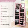 COSTWAY Skrinka na šperky, zrkadlová skrinka so zrkadlom po Náhľad obrázku produktu 5