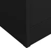 Büroschrank Schwarz 90x40x180 cm Stahl Produktbild-Vorschau 6