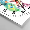 Wanduhr - Quadrat - Glasuhr - Flagge Karneval Brasilien - Produktbild-Vorschau 5