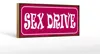 Holzschild Spruch 27x10cm Sex drive Produktbild-Vorschau 1