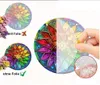 GKA XL Sonnenfänger Mandala Regenbogen Blume C8 20 cm  bunt Produktbild-Vorschau 3