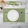 Set di 6 tovagliette Unyqoos®, dimensioni 45 x 30 cm, in Anteprima dell’immagine prodotto 3