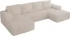 MKS MEBLE Sofa mit Schlaffunktion - Ecksofa mit Produktbild-Vorschau 8