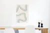 MuchoWow® Poster Linien - Grün - Weiß - Abstrakt - Design Produktbild-Vorschau 5