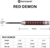Datadart | Red Demon | Steeldarts | Tungsten | 25g | Red Produktbild-Vorschau 2