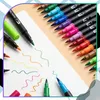Marqueurs acryliques en coffret, 48 couleurs, à double Voir les images du produit 9