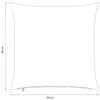 vidaXL Kissenbezug 6 pcs HEERLEN Schwarz 55 x 55 cm Samt Produktbild-Vorschau 8