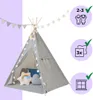 Dziecięcy namiot tipi JULIUS, 120x120x160cm, Podgląd zdjęcia produktu 7