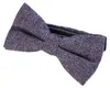 DonDon Herren Fliege 12 x 6 cm Fischgrät-Muster gebunden Produktbild-Vorschau 2