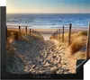 KitchenYeah© Herdabdeckplatte Strand - Meer - Niederlande - Produktbild-Vorschau 1
