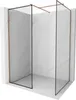 Mexen Kioto Duschwand Walk-in 120 x 110 cm, schwarzes Produktbild-Vorschau 1