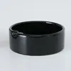 LS-LebenStil Aschenbecher Sylt Schwarz Kapitän 10cm Maritim Produktbild-Vorschau 4