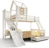 Sweiko Etagenbett Bett 90x200 & 140x200 cm, Hausbett mit Produktbild-Vorschau 11