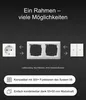 GIRA Abdeckrahmen 2-fach Standard 55 Weiß Produktbild-Vorschau 4