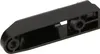 A black furniture door damper with an adapter is shown against a white background. Produktbild-Vorschau