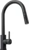 A black kitchen faucet against a white background. Produktbild-Vorschau