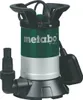 A Metabo submersible pump is shown against a white background. Náhled obrázku produktu