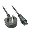 Cavo di rete Lindy 2 m UK 3 Pin - C5, senza piombo Anteprima dell’immagine prodotto 1