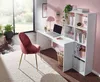 Schreibtisch FineBuy Bürotisch mit Regal 170 cm Weiß Produktbild-Vorschau 4