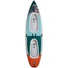 A top-down view of an inflatable tandem kayak on a white background. Voir les images du produit