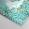 Bilder auf glas - Abstraktion blau Wasser modern - 120x80cm Produktbild-Vorschau 5