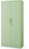 A light green metal cabinet with double doors and a lock. Anteprima dell’immagine prodotto