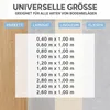 Bodenschutzmatte Transparent PVC 0,60 m x 1,00 m x 2 mm Produktbild-Vorschau 4