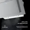 Klarstein Athena šikmý digestor - 60 cm digestor, 404 m³/h, Náhľad obrázku produktu 5