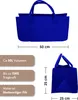 Filztasche Kaminholz Royalblau Tragetasche, Felt Bag Produktbild-Vorschau 2