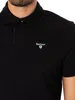 Barbour Tartan Pique Poloshirt, Schwarz XL Produktbild-Vorschau 4