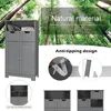 KOMFOTTEU Koupelnová skříňka se 2 zásuvkami a 1 skříňkou a Náhled obrázku produktu 4