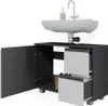 Waschbeckenunterschrank Vicco J-Shape Anthrazit/Weiß 80 x Produktbild-Vorschau 8