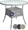 CASARIA® Tavolo Rotondo da Giardino Polyrattan Ø 80 Piano Anteprima dell’immagine prodotto 1