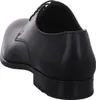 A black leather shoe is shown from a side-rear angle against a white background. Produktbild-Vorschau