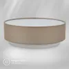 Briloner LED Deckenlampe Stoffschirm Ø30x10,5 cm Rund 16W Produktbild-Vorschau 4