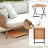 COSTWAY Gartentisch Klappbar Holz, Holztisch Wetterfest, Produktbild-Vorschau 7