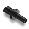 A black metal adapter with a tapered end and a collar. Produktbild-Vorschau